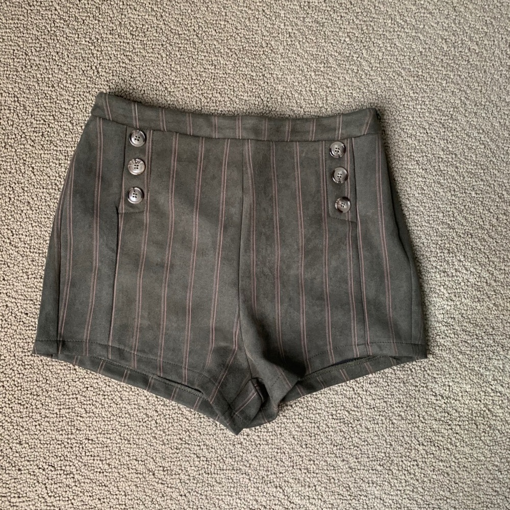 Suede Shorts